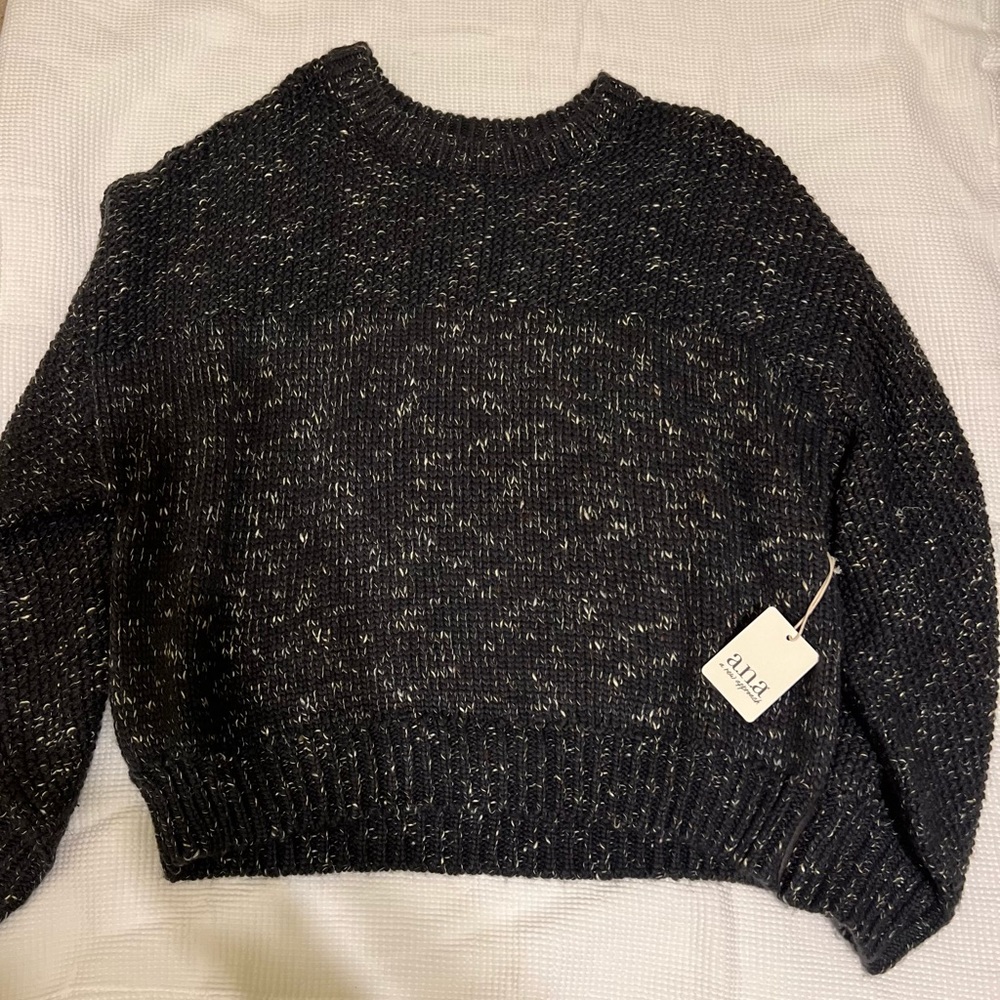 Ana Black Sweater size Large